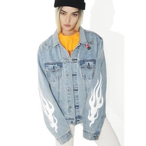 Civil Regime Girl Code Denim Jacket